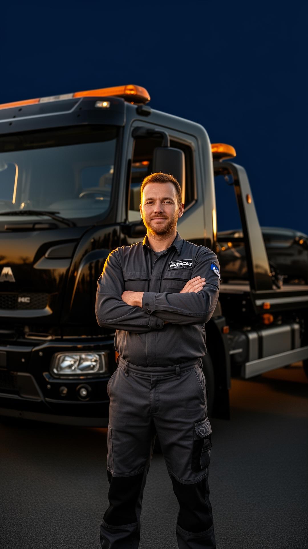 Tow truck driver